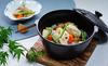 Yaemon Kiln Daikei Only Bowl, All-Purpose Cooking Pot, Oven, and Microwave Safe, Lightweight and Easy To Use, Arita Ware, Ivory, HJ-05