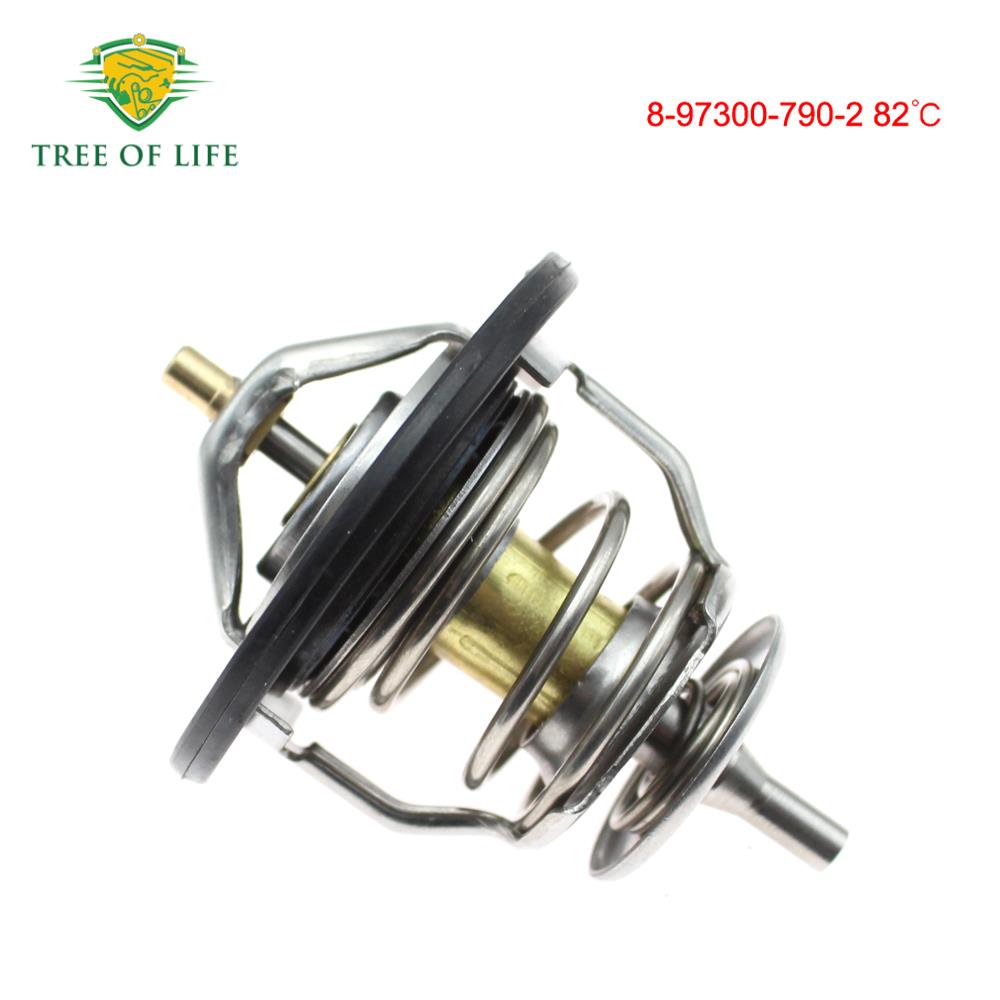 1 Jeu Thermostat de Refroidissement Moteur Pour ISUZU NPR NKR NRR NQR 4HF1 4HG1 4HE1 4HK1 4.3L 4.8L 5.2L 1998-2016 8973007891 8973007902