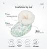 Non-Slip Fleece Baby Shoes for 0-1 Year Old Boys & Girls, Pre-Walking Foot Covers, 6-12 Months