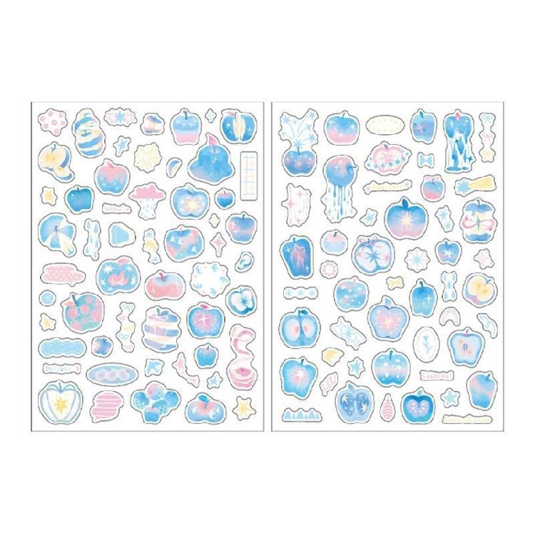 

Tear Resistant Decorative Scrapbooking Sticker for Craft Enthusiasts Featuring Playful Fruit Illustrations Washable