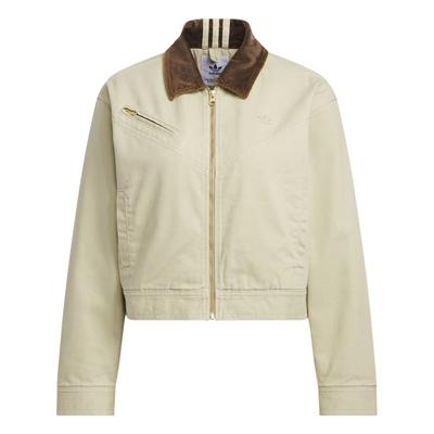 Originals Wash Pad Jacket Solid Color Striped Warm Fashion Casual Cotton Coat Women Jackets Gold JW9578
