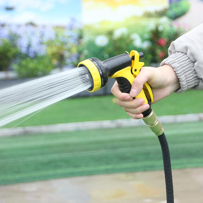 High-Pressure Explosion-Proof Retractable Garden Hose with Watering Nozzle