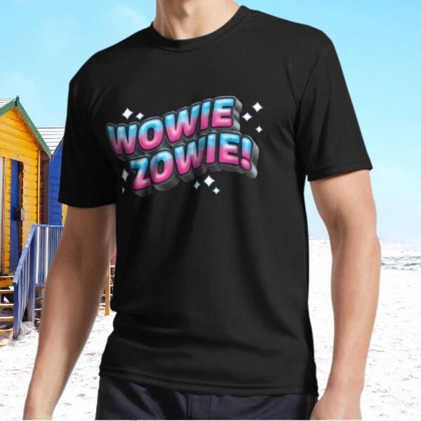 

New Wowie Zowie Super Wonderful Wonder Active T-Shirt Funny Size S - 5XL M