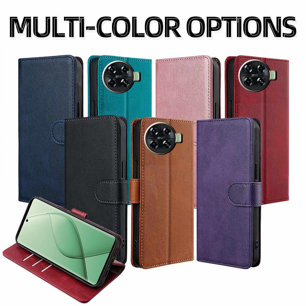 Leather Case Protect Cover for Tecno Spark 10 20 Pro Plus Spark 20C 10C 8C Spark GO 2024 2023 Magnetic Flip Wallet Case Funda