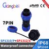 SP13 Waterproof Connector Male Plug Female Socket Panel Mount Wire Cable Connector Aviation Plug IP68 2/3/4/5/6/7/9 Pin GBDQA Plug Connectors 4