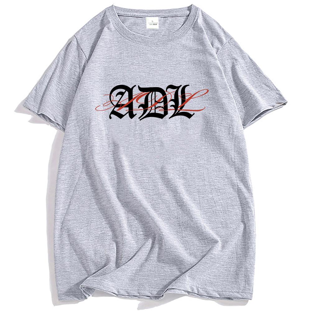 

Yeat ADL Logo Tee Rapper Graphic Printing T-shirt Short Sleeve Summer Cotton Tshirt O-neck Casual Unisex Tops XXL