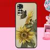 Beautiful Yellow Sunflower Case For Xiaomi Redmi Note 14 13 12 11 10 15 Pro Plus Redmi 15 C 13C 10C 12C 14C Soft Cover