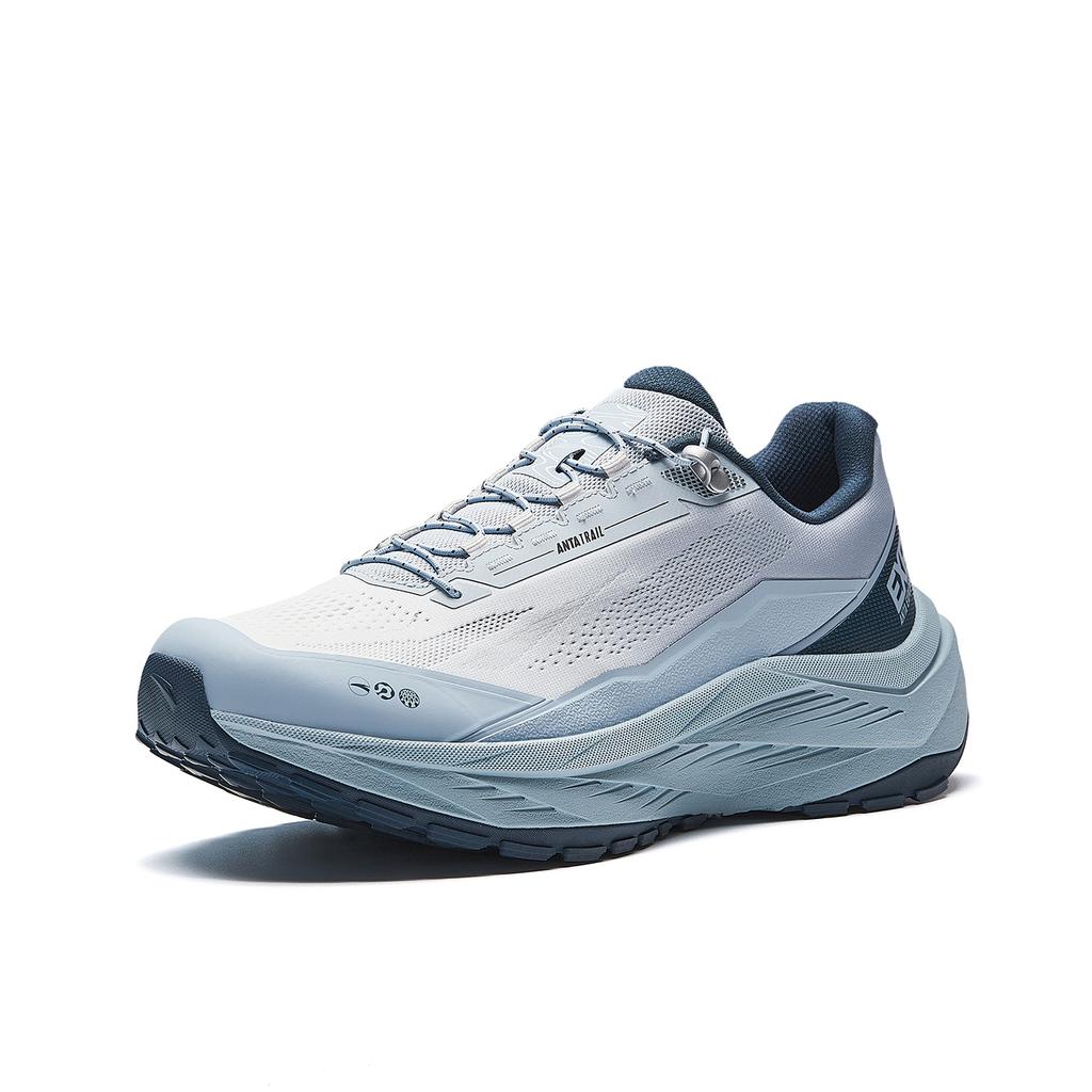 Anta Explore Lite Versatile Outdoor Shoes Men Shoes Dusty-Blue Pure-White 912616649-4