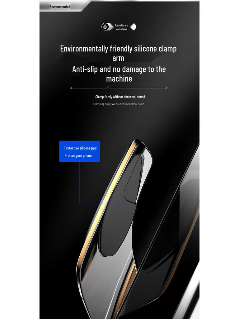 Autotelefonhalter und kabelloses Ladegerät mit Magic Clip A1 - Navigationshalterung