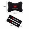 Car Seat Head Neck Rest for Honda Civic Accord City Fit Mugen CR-V Pilot HRV Envix Odyssey Cushion Headrest Pillow Seat Belt Pad
