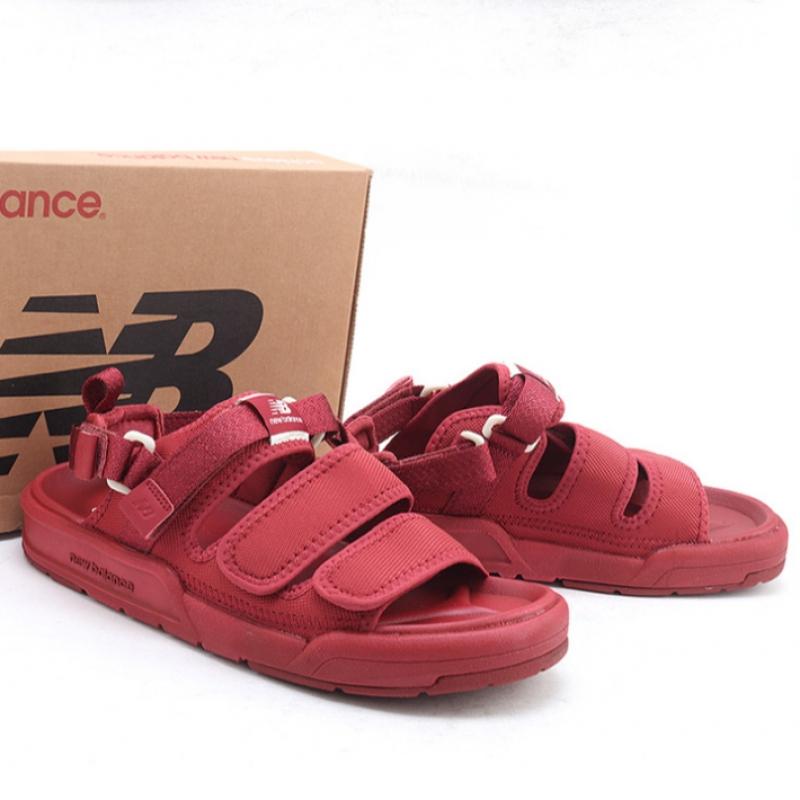 New Balance Crv Sandals Burgundy