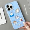 Korean Style Cute Dog Is Suitable for Apple 16/17promax Mobile Phone Case iPhone15 Skin Matte 13/14 Set