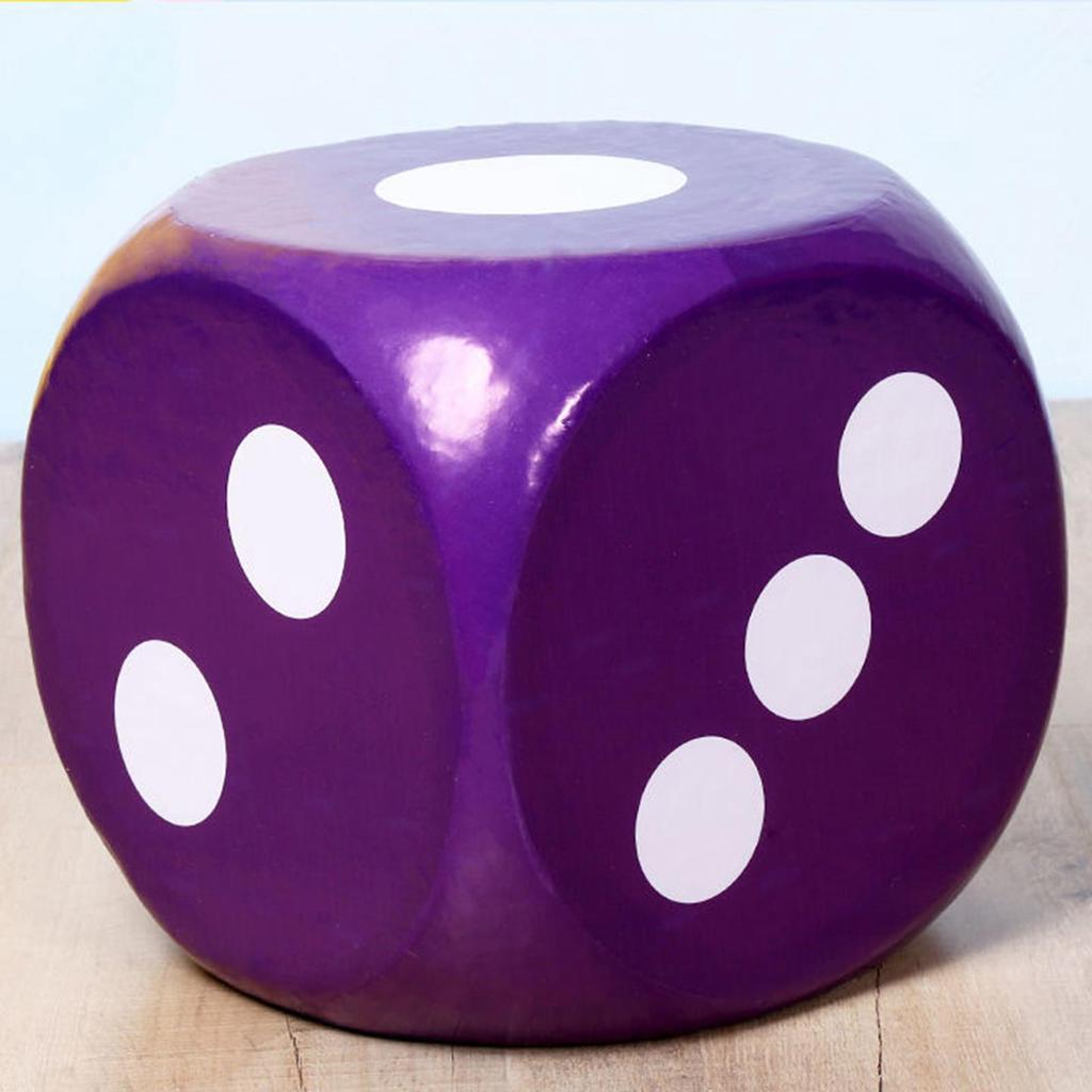 Dado D6 Grande in Schiuma Morbida per Gioco, 30cm Materiale Didattico Giochi da Tavolo per Team Building Aula Bomboniere per Feste,