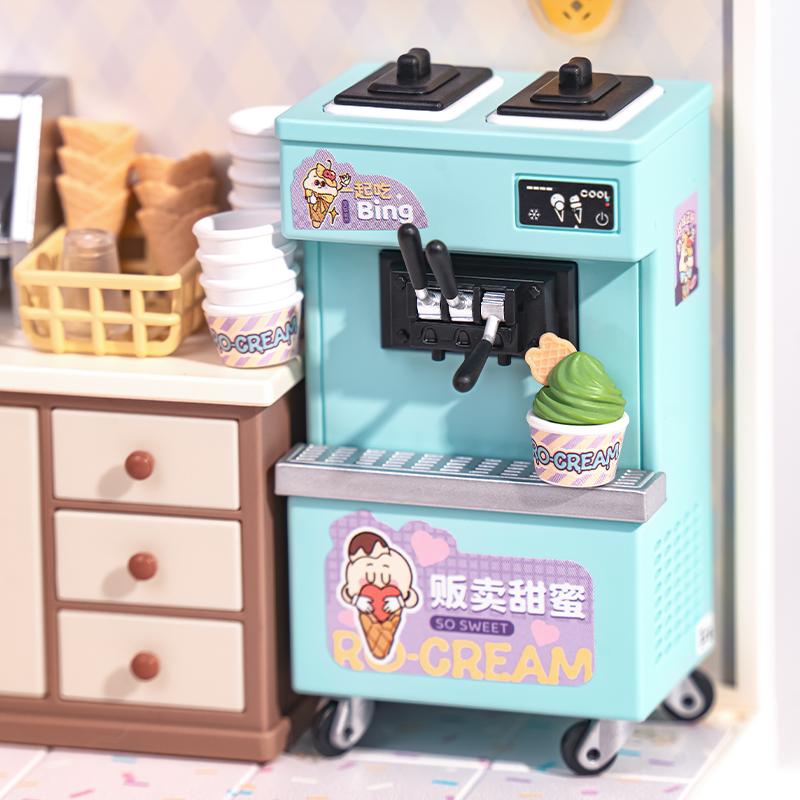 Rolife Super World Collection Summer Ice Cream Encounter, Ice Cream Shop Building Blocks 152pcs DW018 DW018X