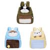 Soft Plush Cartoon Water Otter Backpack For Students With Adjustable Shoulder Straps And Spacious Interior