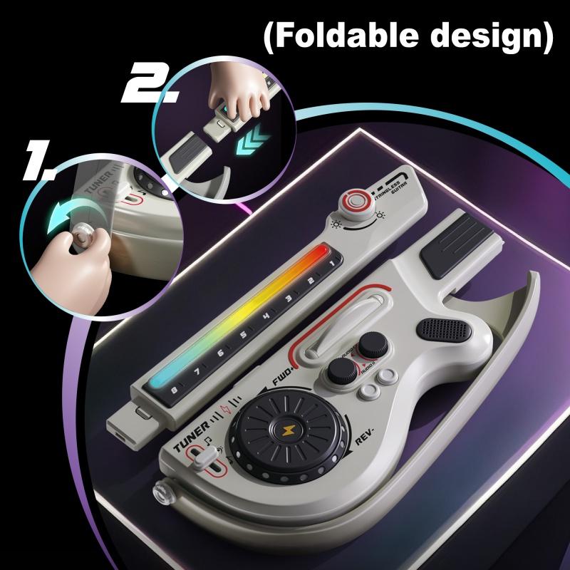 Electric Stringless Guitar Toy For Children Automatic Play Singing Beginner Guitar Musical Instruments Kids Interactive Toy Gift