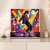 Michael Jackson Retro Dance Tribute 5D Round Diamond Painting Kit Diamond Embroidery Painting Rhinestones Mosaic Frameless Handwork Decoration Arts