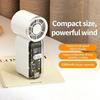 LED Display Mini Handheld Fan Dual-core Pocket Fan New Turbo Fan  Travel