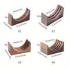 Espresso Coffee Puck Screen Stand, Reusable Wooden Walnut Stand for 51/53/58mm Espresso Portafilter Puck Screen