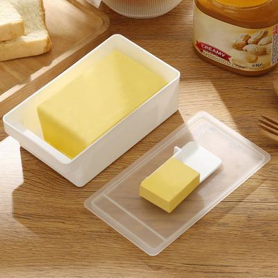 Butter Dish With Cover Butter Fresh-Keeping Box With Cutter Slicer Countertop Butter Box For Refrigerator Storage Home
