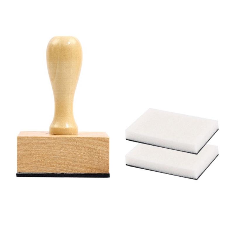 Small Ink Blending Tool with Foams Replacement and Wood Handle For Classroom Scrapbooking