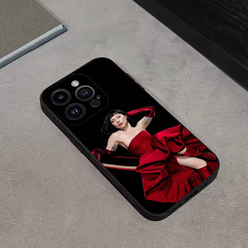 L-LADY GAGA MAYHEM Phone Case Silicone Black Soft For iPhone 17,16,15,14,13,12,11,Pro,Max,Plus,E,SE4,Air,Mini
