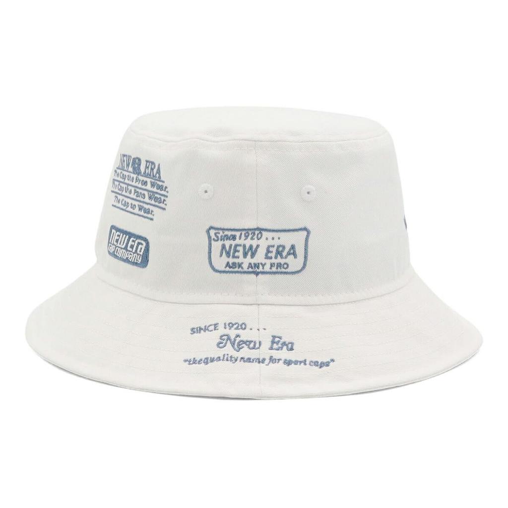 New Era Golf Eimerhut mit Archivgröße GF BUCKET01 ARCHIVE LOGO AO WHI Logo, Weiß, M/L,