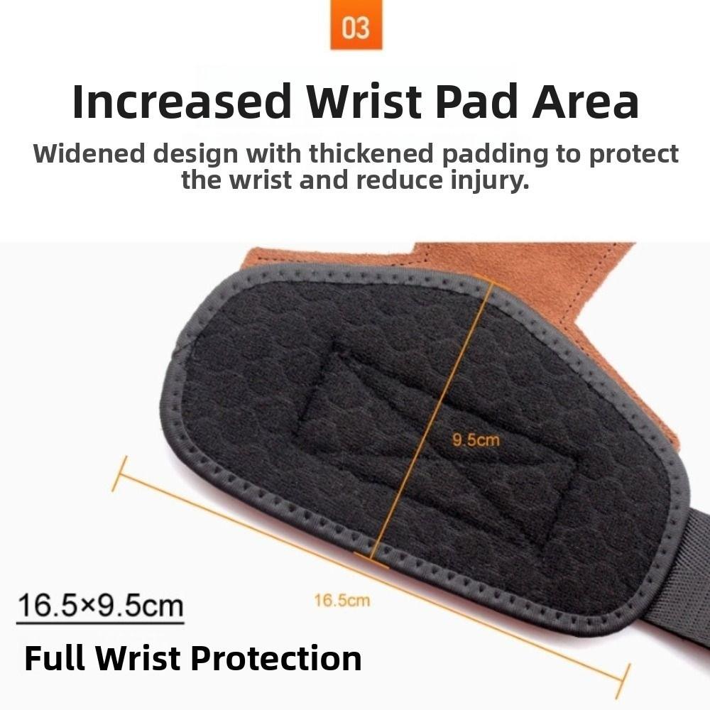 1 Pair Thicken Fitness Power Straps Non-slip Deadlift Power Straps Sports Wrist Pads  Build Muscle