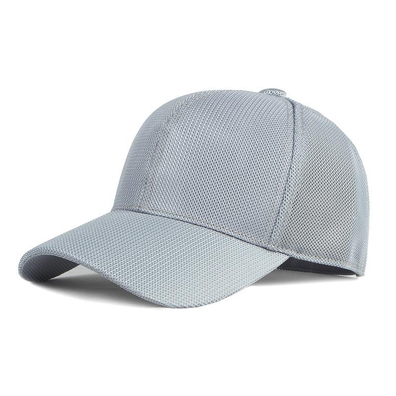 Summer Baseball Caps for Men Women Solid Hollow-out Hat Casual Outdoor Breathable Mesh Cap Travel Trucker Caps Adjustable Visor