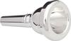 Bach Trombone Mouthpiece 6 Finish 3416HAM 1/2AM, Silver-Plated (Large Bore)