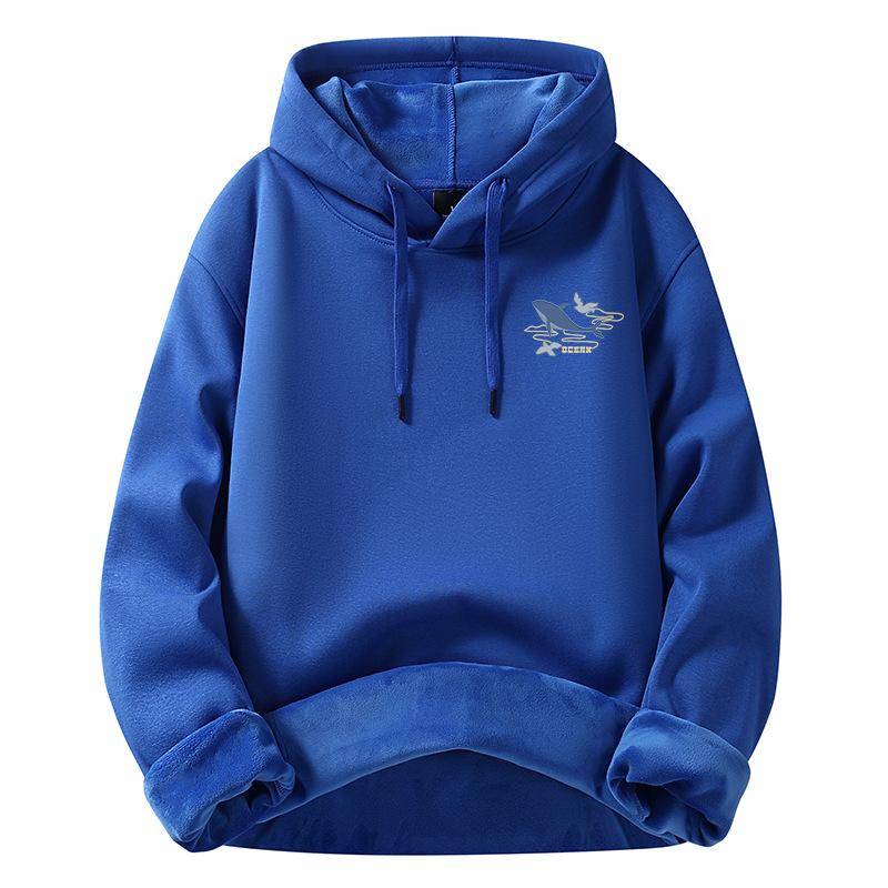 Fashion Hoodie Men's Sweatshirt Loose Warm Sweatshirt Trendy Casual Top