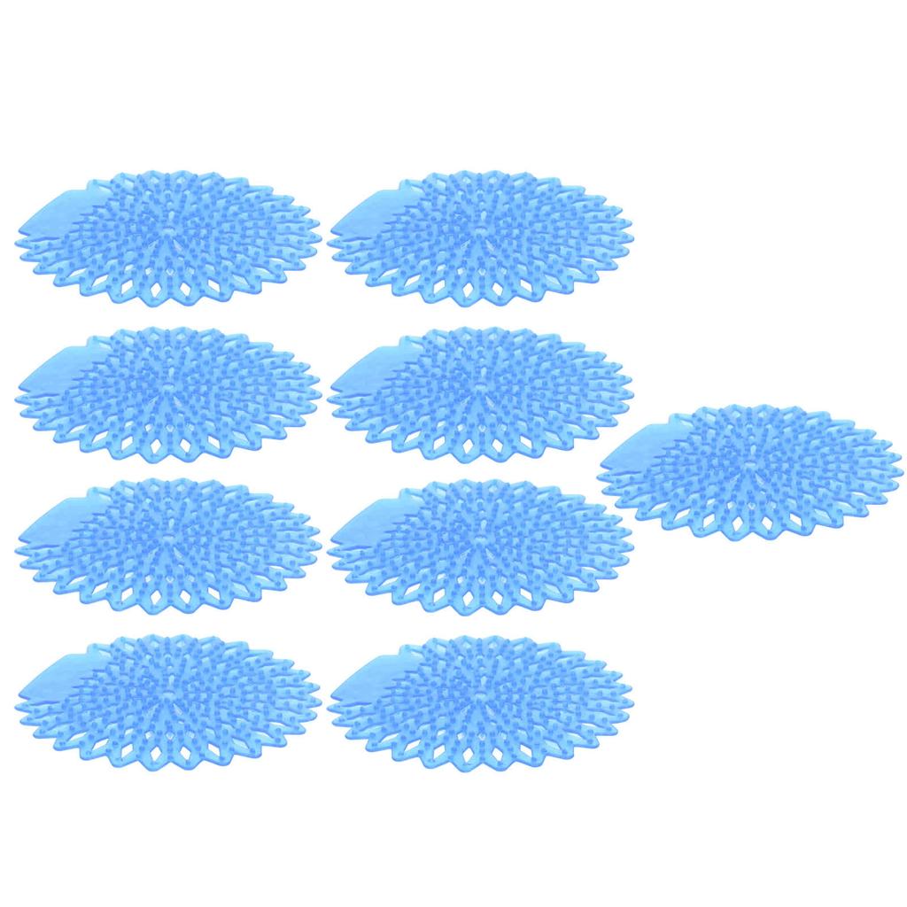 10Pcs Urinal Screens Deodorizer Splash Proof Long Lasting Odor Removal Urinal Mat for Toilet