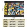 Invincible Comic Mark Grayson Fleece Blankets Anime Awesome Throw Blanket for Home 150*125cm Rug Piece Lightweight Thin