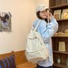 Schoolbag Japanese small fresh female ins Mori simple casual plaid versatile schoolbag junior high school college student backpack