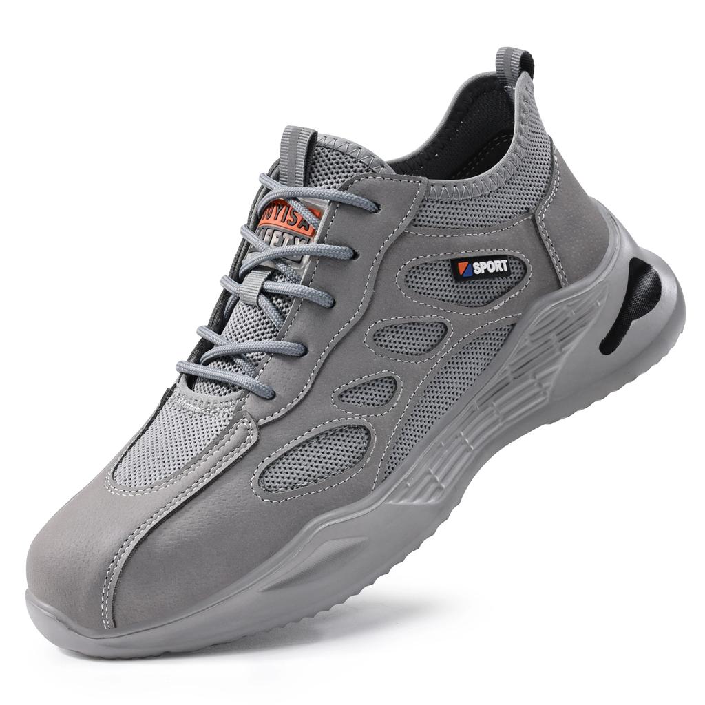 Scarpe antinfortunistiche con punta in acciaio per uomo e donna, leggere, da lavoro, antiforatura, unisex, stivali da lavoro di sicurezza