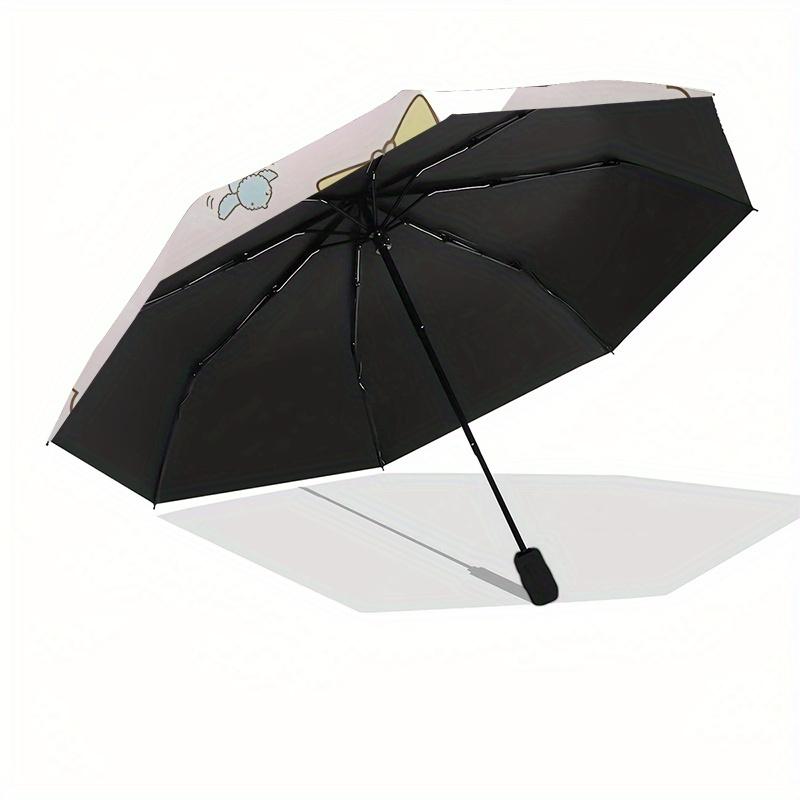 Little Twin Stars, Sanrio Characters Automatic Opening and Closing Folding Umbrella with 8-rib Frame and Compact Travel Design, Perfect for