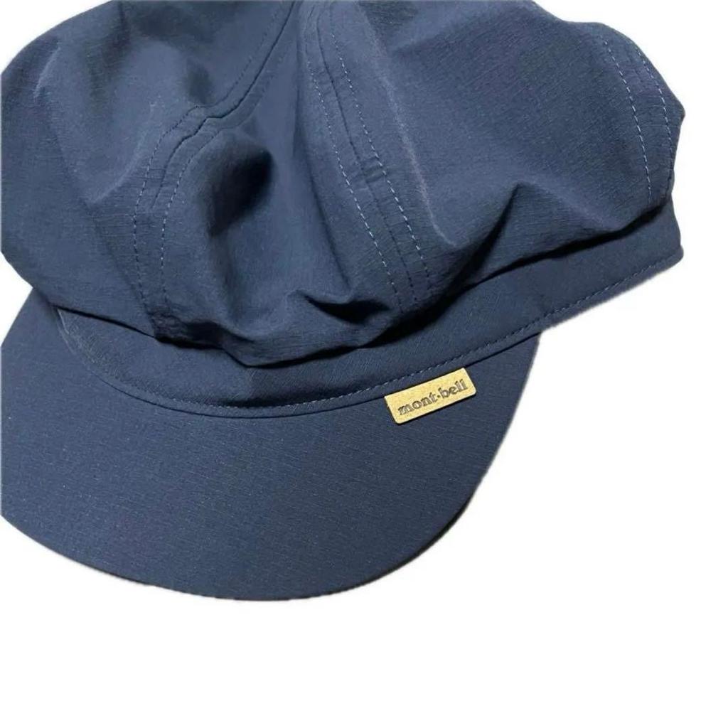 Used mont-bell Mont-bell Newsboy Cap Navy L Water Repellent