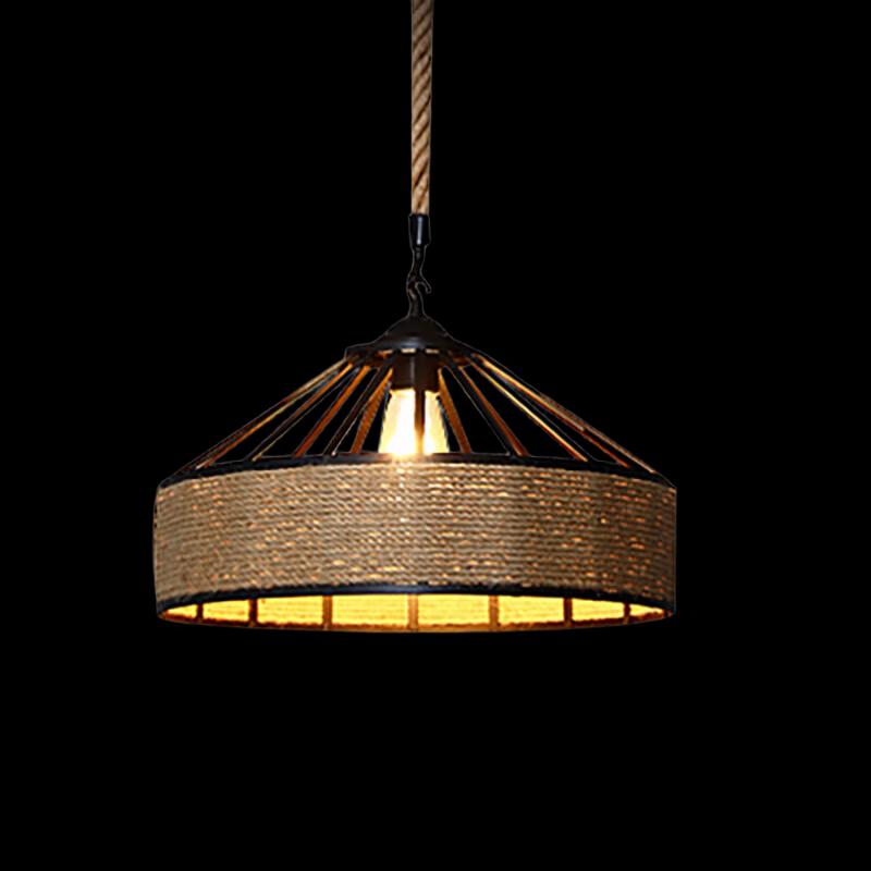 

Vintage Industrial Rechargeable Yurt Pendant Lamp