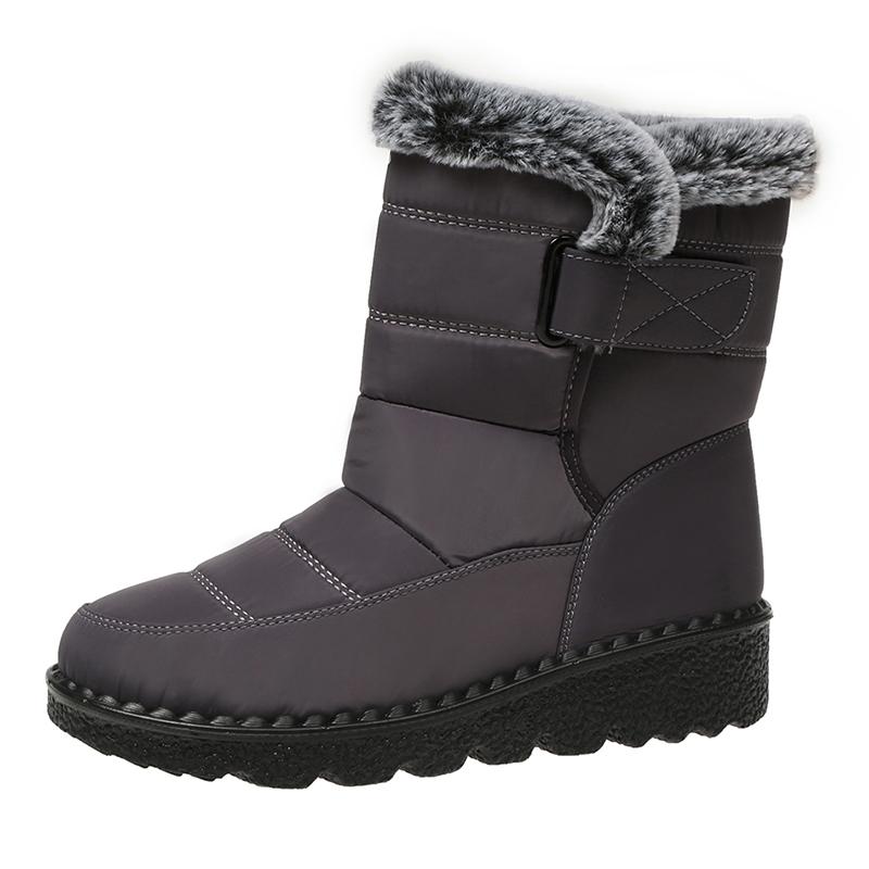 Men Women Outdoor Winter Boots Warm Plush Non Slip Faux Fur Platform Snow Women Plus Size Non Slip Waterproor Woman Cotton Padded Shoes 35 5760₽