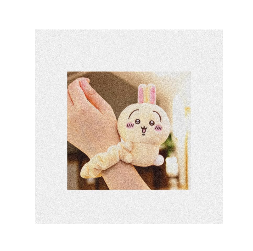 

Chii Plush Official Cute Merchandise Scrunchie, Approx. 8cm, (Rabbit)