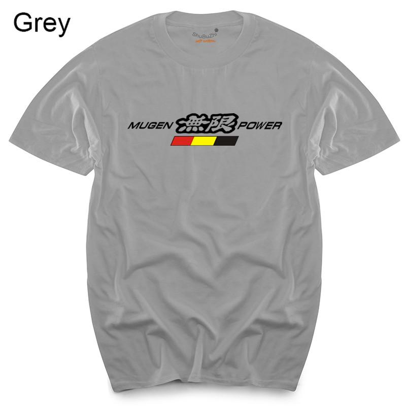Mugen Power Logo Tshirt Unisexs Top Tees Summer Fashion Brand Teeshirt New Black Tshirt For Male