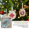 Küsten-Weihnachtsschmuck, hängende Seeglasstücke, Lichtfänger, Strandglas, Sonnenfänger auf Acrylkreis für Fenster, Baumdekoration
