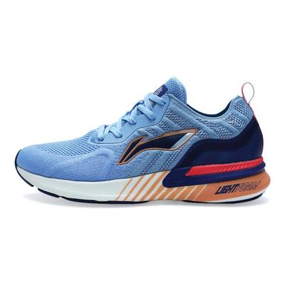 Li Ning Arashi Rebound Cushioning Lightweight Slip Resistant Low Top Running Shoes Women's Blue ARHP214-3