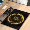 [1pc Lord Rings Golden Ring Office Chair Carpet] Digital Printed Area Rug for Home & Game Room Use, Soft Indoor Sofa Chair Mat