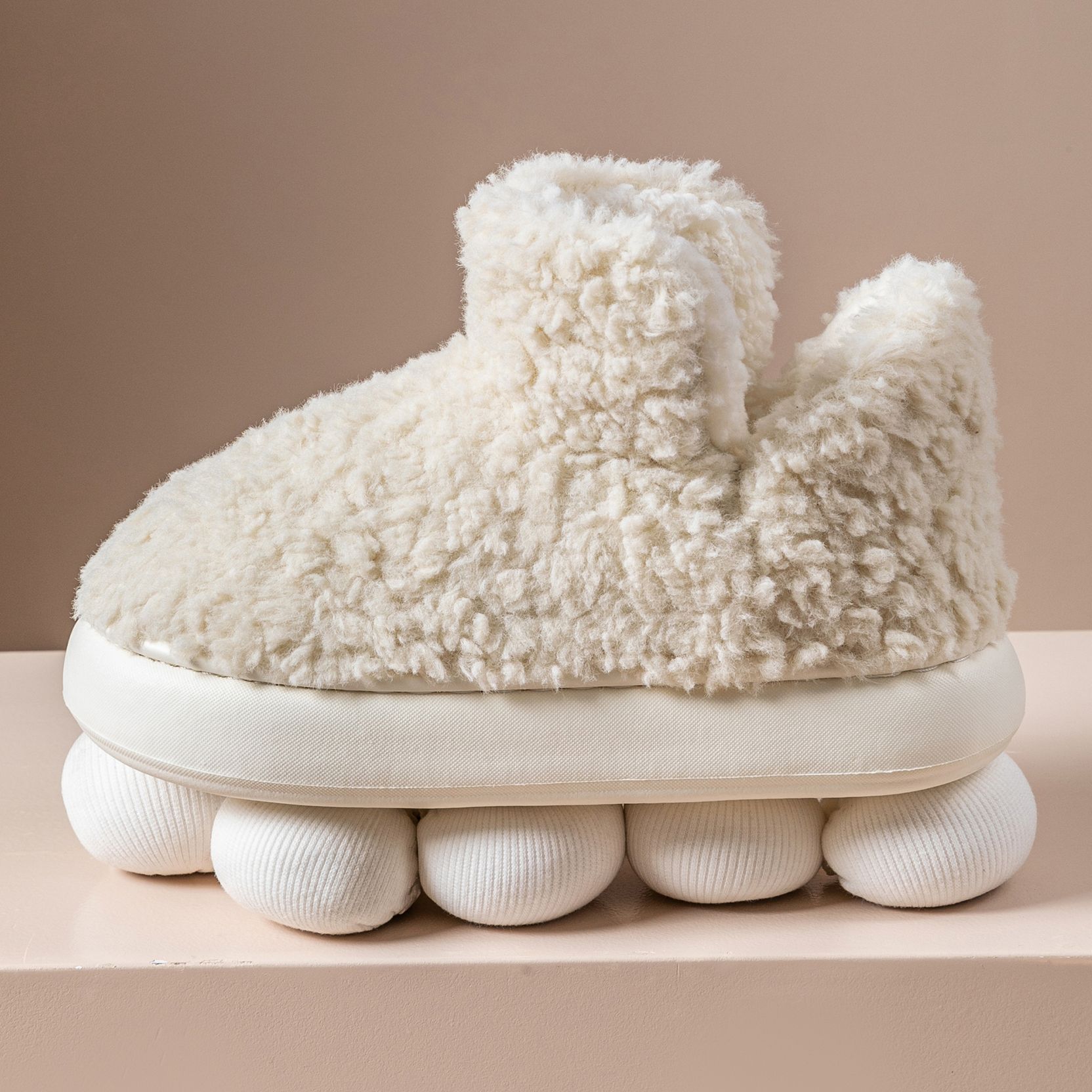 

Мягкие ботинки из пены с эффектом памяти для унисекс. Зимние теплые нечеткие домашние ботинки для женщин и мужчин. Домашняя обувь. Высокие тапочки с домашними ботинками на флисовой подкладке. 36-37(for 35-36)