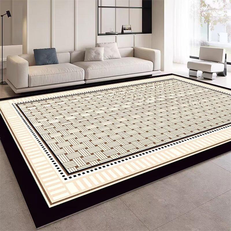 French Living Room Carpet Leave-In Waterproof Sand Coffee Table Blanket Dirt-Resistant And Easy To Take Care Of Non-Slip Floor Mat Bedroom Bedside