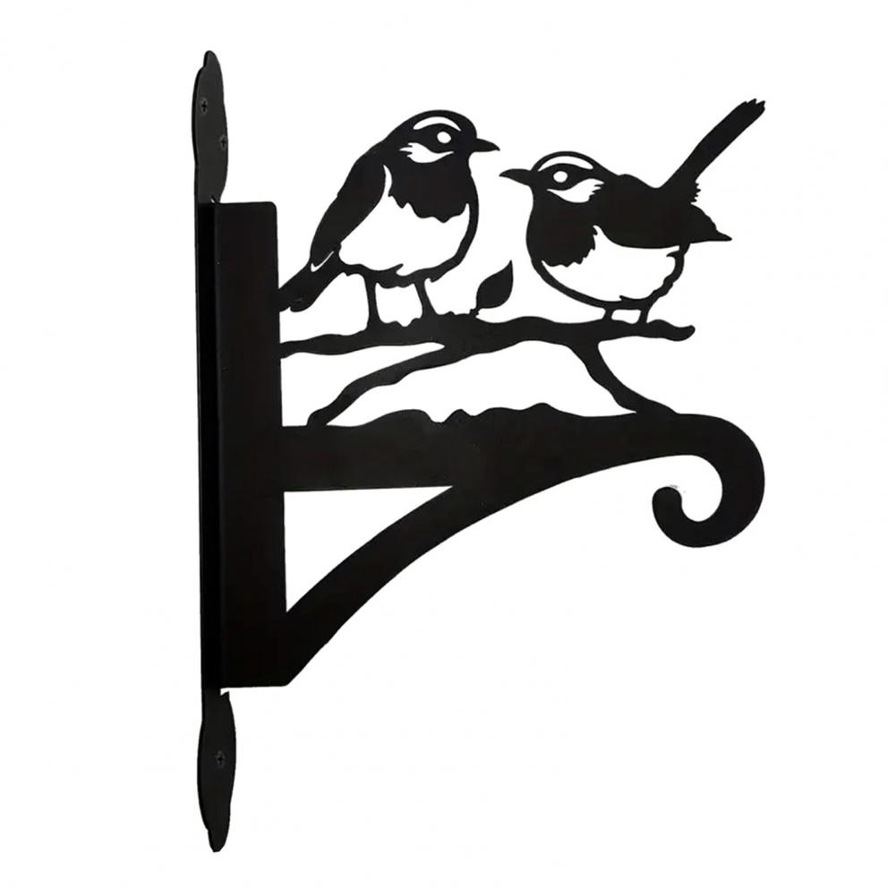 

Metal Wall Hook Coated Plant Hanger Animal Silhouette Hook Anti-Rust Bracket For Hanging Plants Outdoors Bird Feeder Lanterns