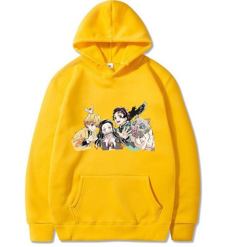 Japanese Animation Autumn Hoodie Fashion Design Men's Women's Sweatshirt Fleece Oversized Couples Streetwear Hoodies