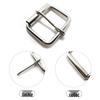Fivela de Rolo Ajustável de Ferro Prateado para Mochilas e Bolsas