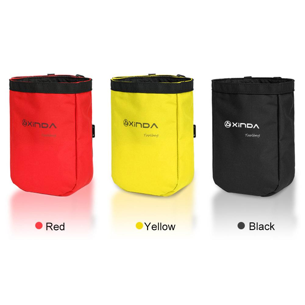 Portable Climbing Exploration Bag Nylon Waterproof Wear-Resistant Elastic Drawstring Closure 2L High-Altitude Operation Tool Bag